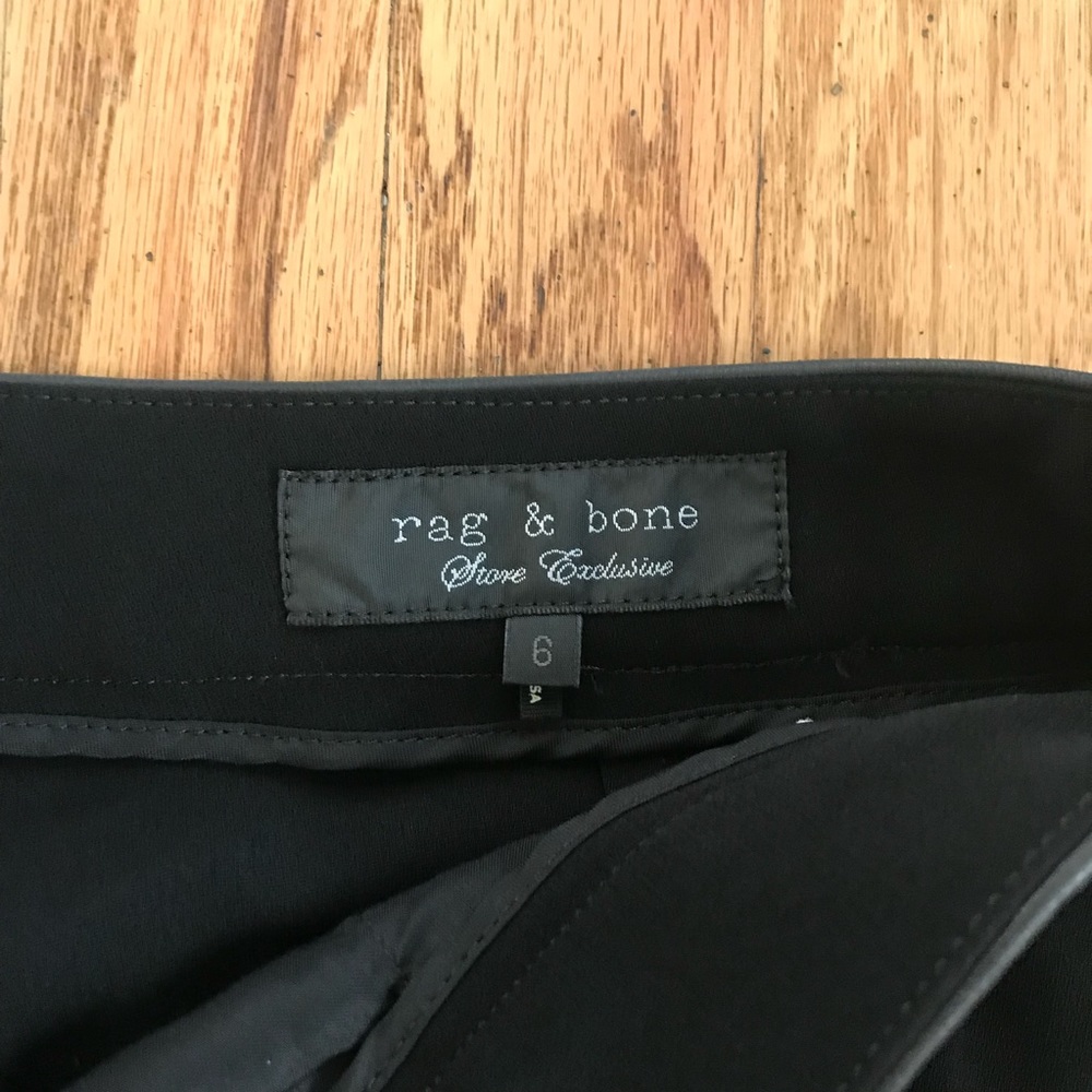 Rag & Bone Black Trousers 6 EUC exclusive 👀